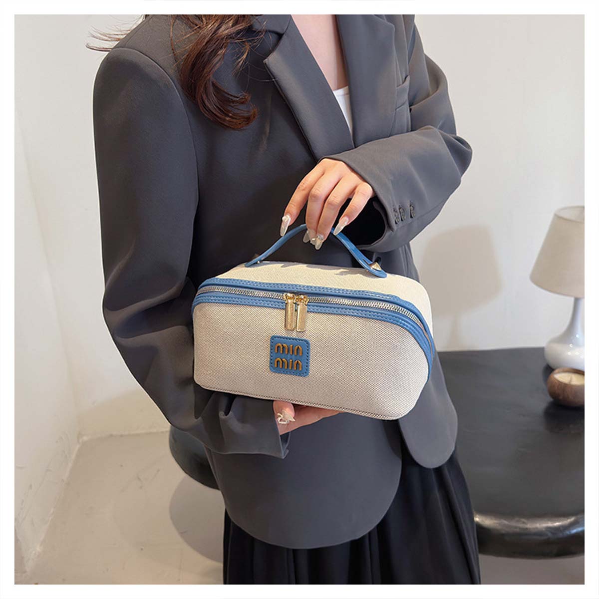 Tas penyimpanan genggam kanvas - Luxury Skincare & Spa ulasan dan harga