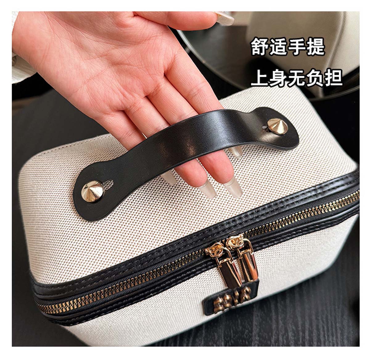 Tas penyimpanan genggam kanvas - Luxury Skincare & Spa ulasan dan harga