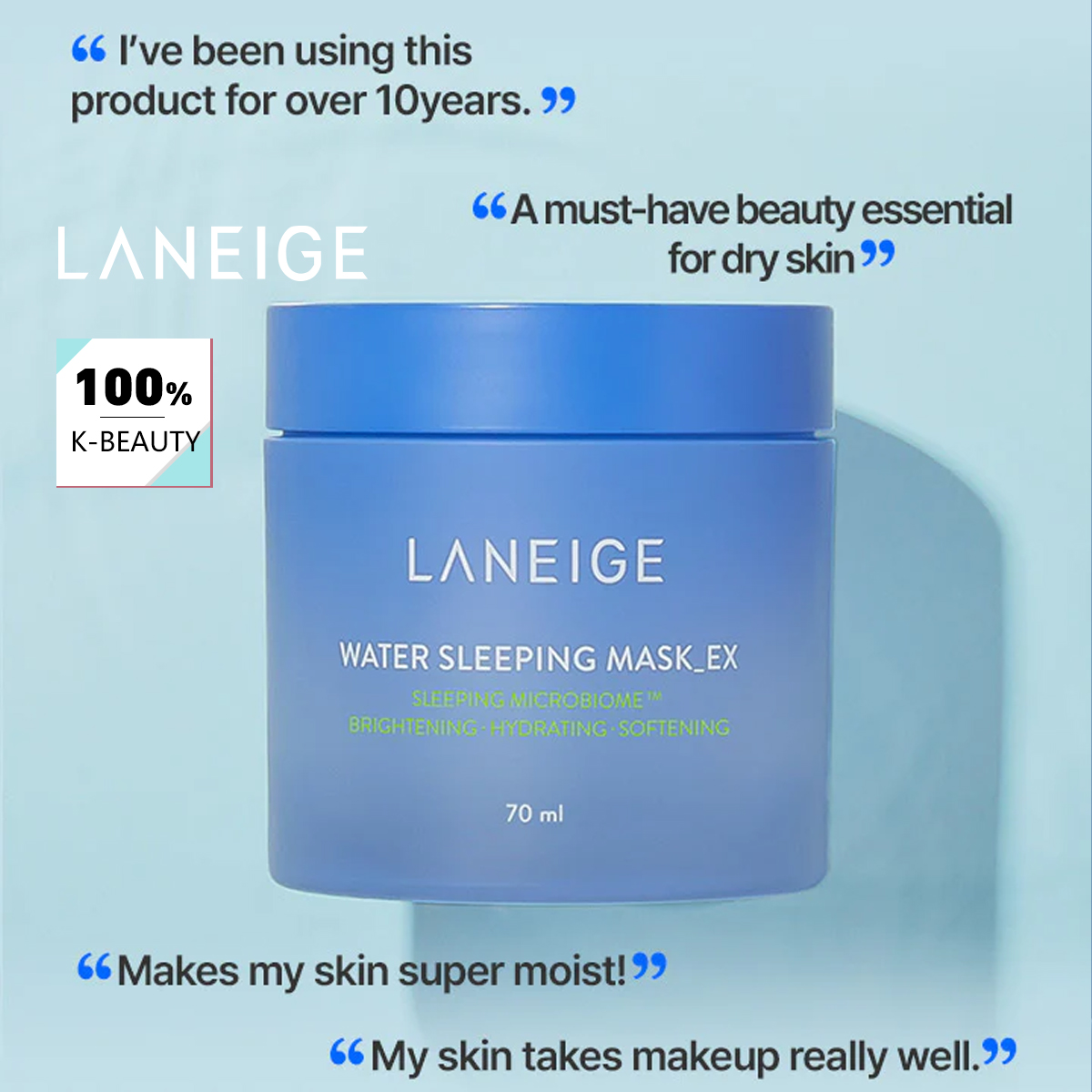 LANEIGE Water Sleeping Mask 70 - Luxury Skincare Fridge ulasan dan harga